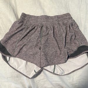 Lululemon gray shorts. Size 6, “tall” 4 inches length